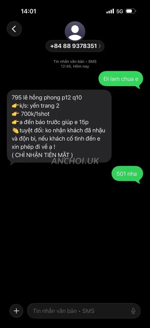 Em ngon nhất khu vực, xinh tình cảm, nói chuyện thân thiện, khoản làm tình rất c