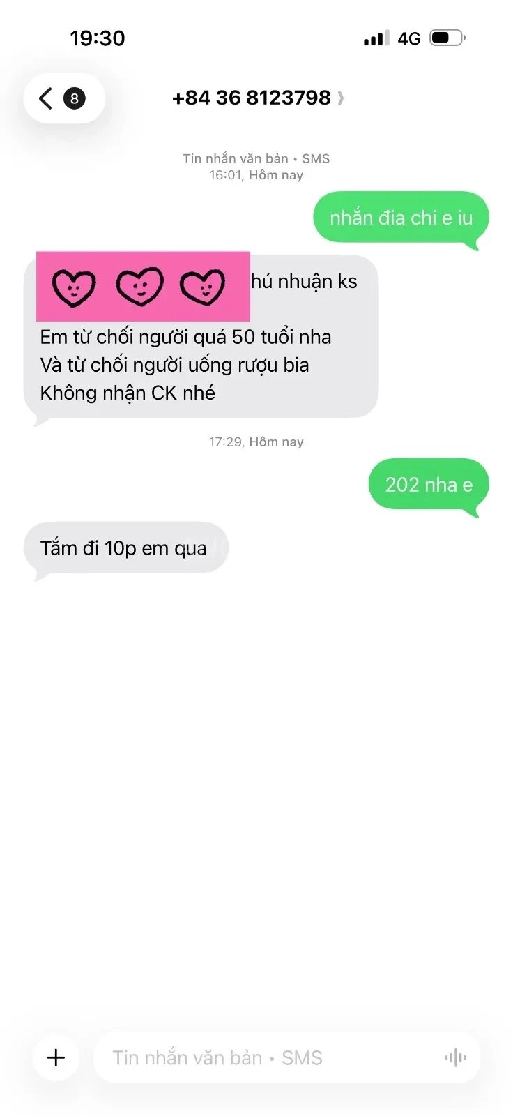 Dáng người chuẩn, ôm thích, mặt dễ thương, ngực bím ổn, dịch vụ đầy đủ