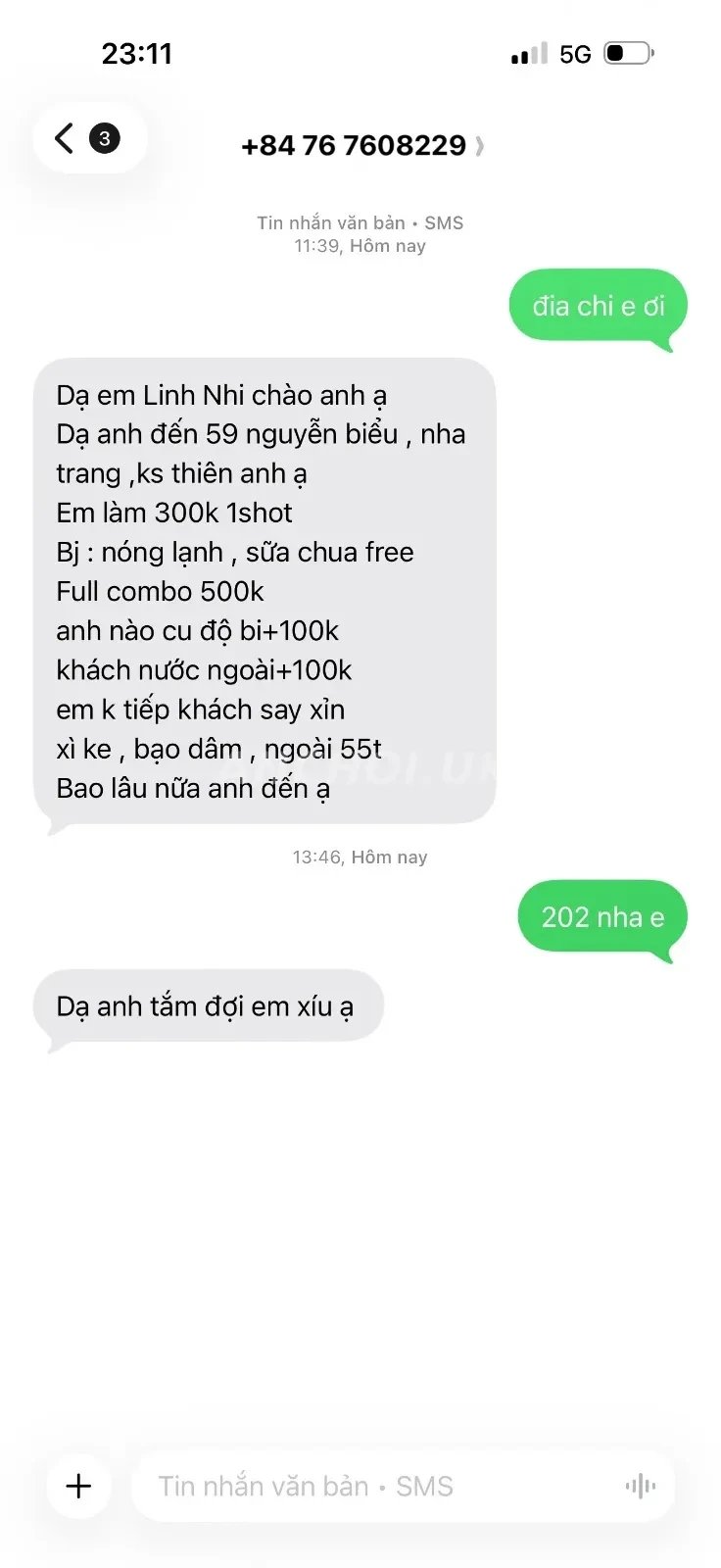 Nhìn chung kết nhất cái service, thái độ yêu chiều, rất bạo